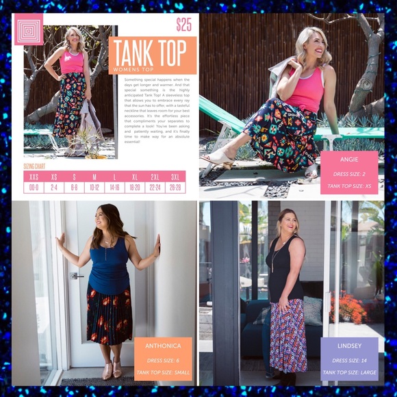 SOLD Lularoe tank top - Picture 6 of 6